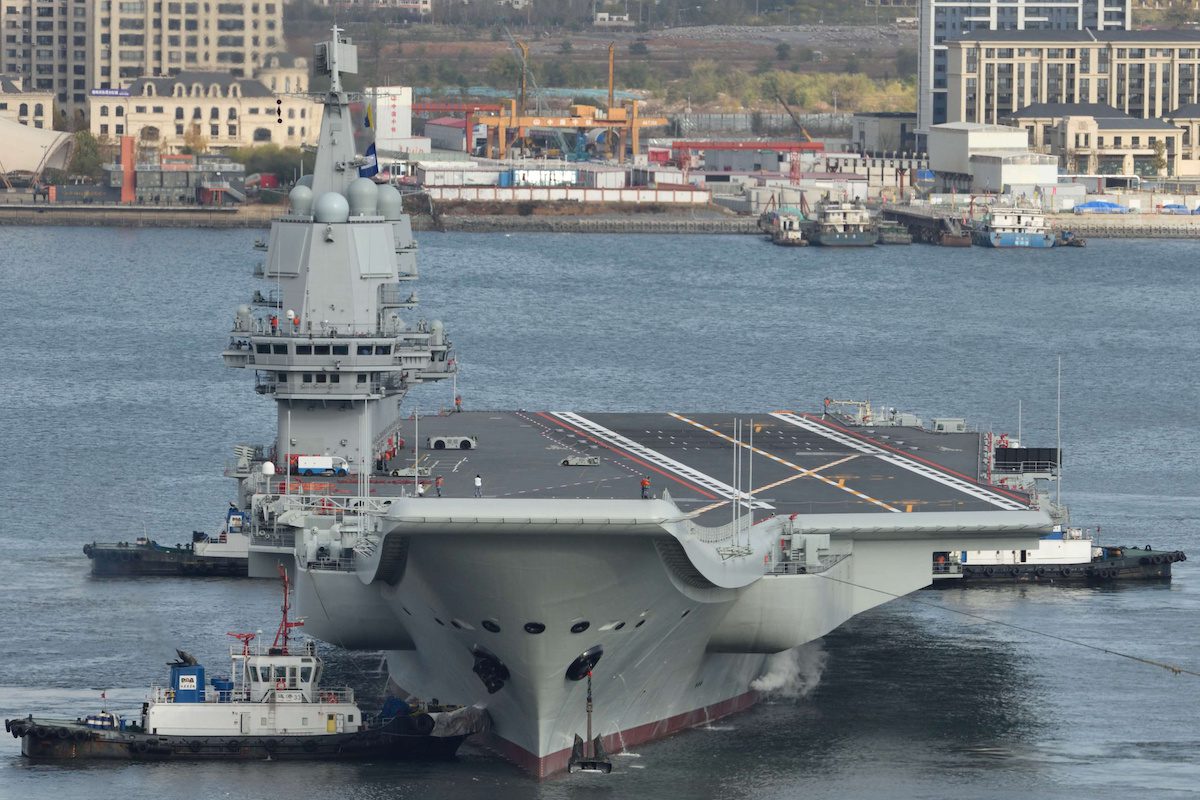 Chinese Carrier Conducting Intense Air Operations Near Japan, Tokyo Says