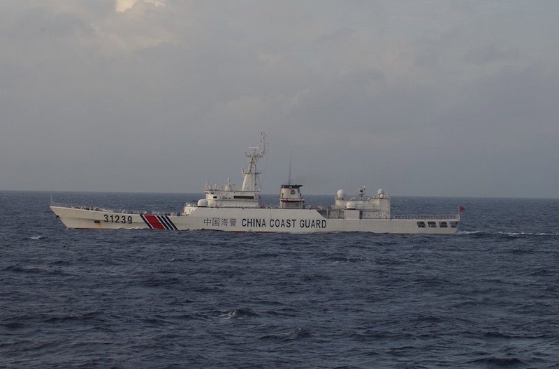 China Coast Guard Ship Formation Sails Through Japan-Administered Senkaku Islands